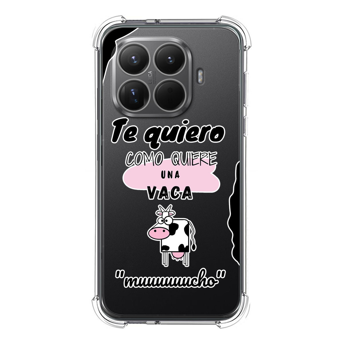 Funda Silicona Antigolpes para Xiaomi 15T Pro 5G diseño Vaca Dibujos