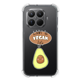 Funda Silicona Antigolpes para Xiaomi 15T Pro 5G diseño Vegan Life Dibujos
