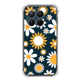 Funda Silicona Antigolpes para Xiaomi 15T Pro 5G diseño Flores 08 Dibujos