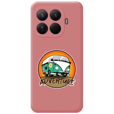 Funda Silicona Líquida Rosa para Xiaomi 15T Pro 5G diseño Adventure Dibujos