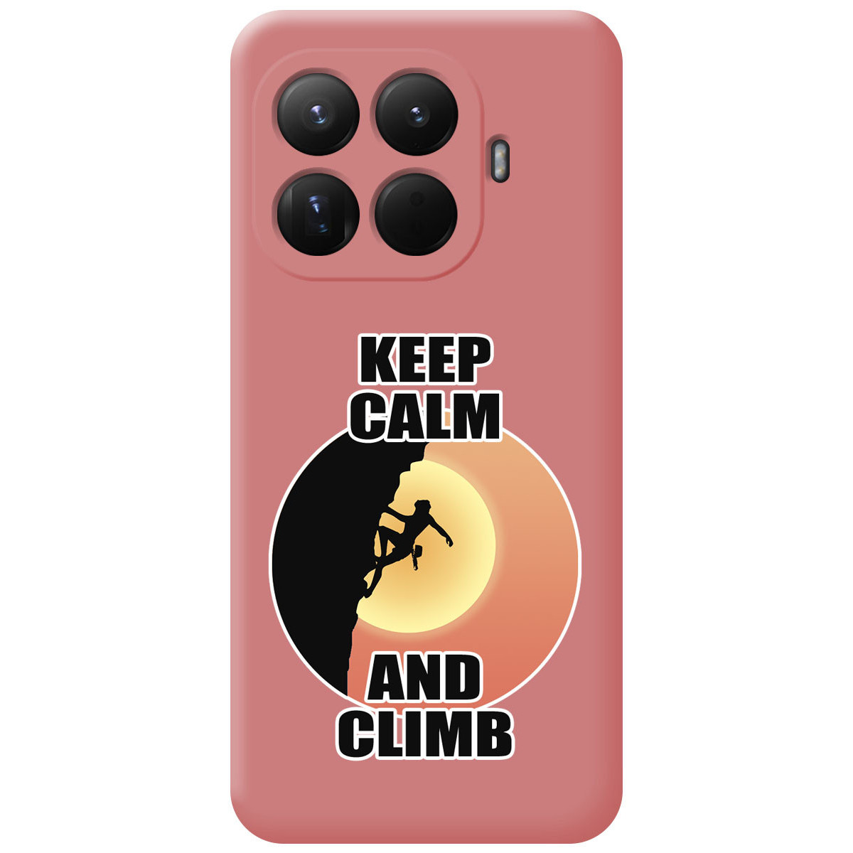 Funda Silicona Líquida Rosa para Xiaomi 15T Pro 5G diseño Mujer Escalada Dibujos