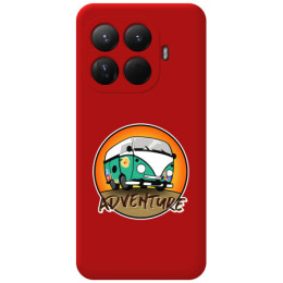 Funda Silicona Líquida Roja para Xiaomi 15T Pro 5G diseño Adventure Dibujos