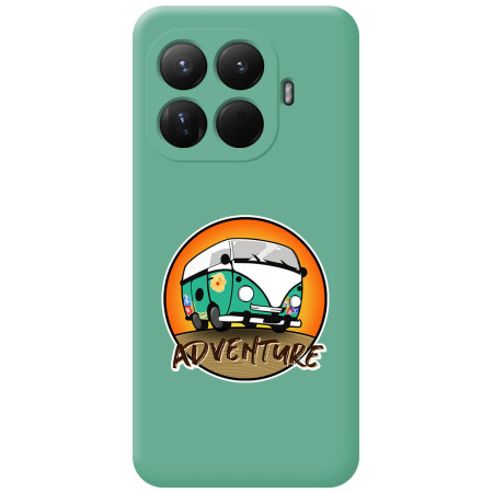 Funda Silicona Líquida Verde para Xiaomi 15T Pro 5G diseño Adventure Dibujos