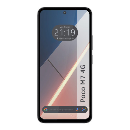 Protector Cristal Templado Completo 5D Full Glue Negro para Xiaomi Poco M7 4G Vidrio