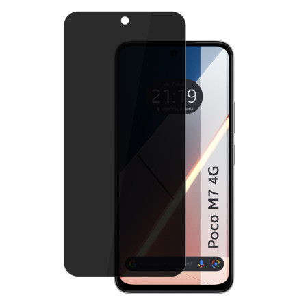 Protector Pantalla Hidrogel Privacidad Antiespías para Xiaomi Poco M7 4G