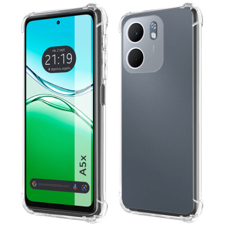 Funda Silicona Antigolpes Transparente para Oppo A5x