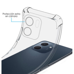 Funda Silicona Antigolpes Transparente para Oppo A5x 2
