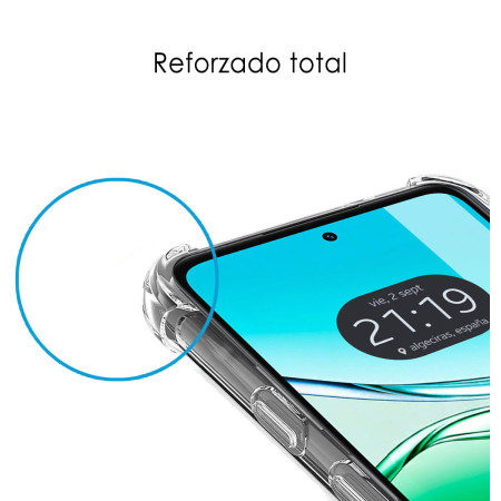 Funda Silicona Antigolpes Transparente para Oppo A5x