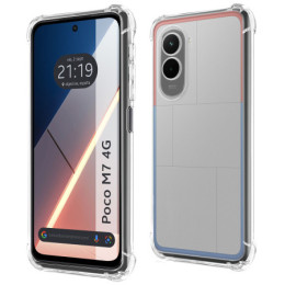 Funda Silicona Antigolpes Transparente para Xiaomi Poco M7 4G