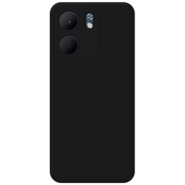 Funda Silicona Líquida Ultra Suave para Oppo A5x color Negra 2
