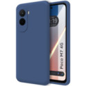 Funda Silicona Líquida Ultra Suave para Xiaomi Poco M7 4G color Azul