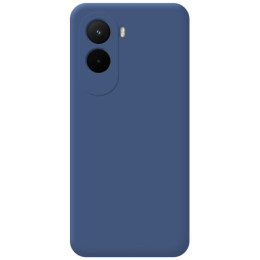 Funda Silicona Líquida Ultra Suave para Xiaomi Poco M7 4G color Azul 2