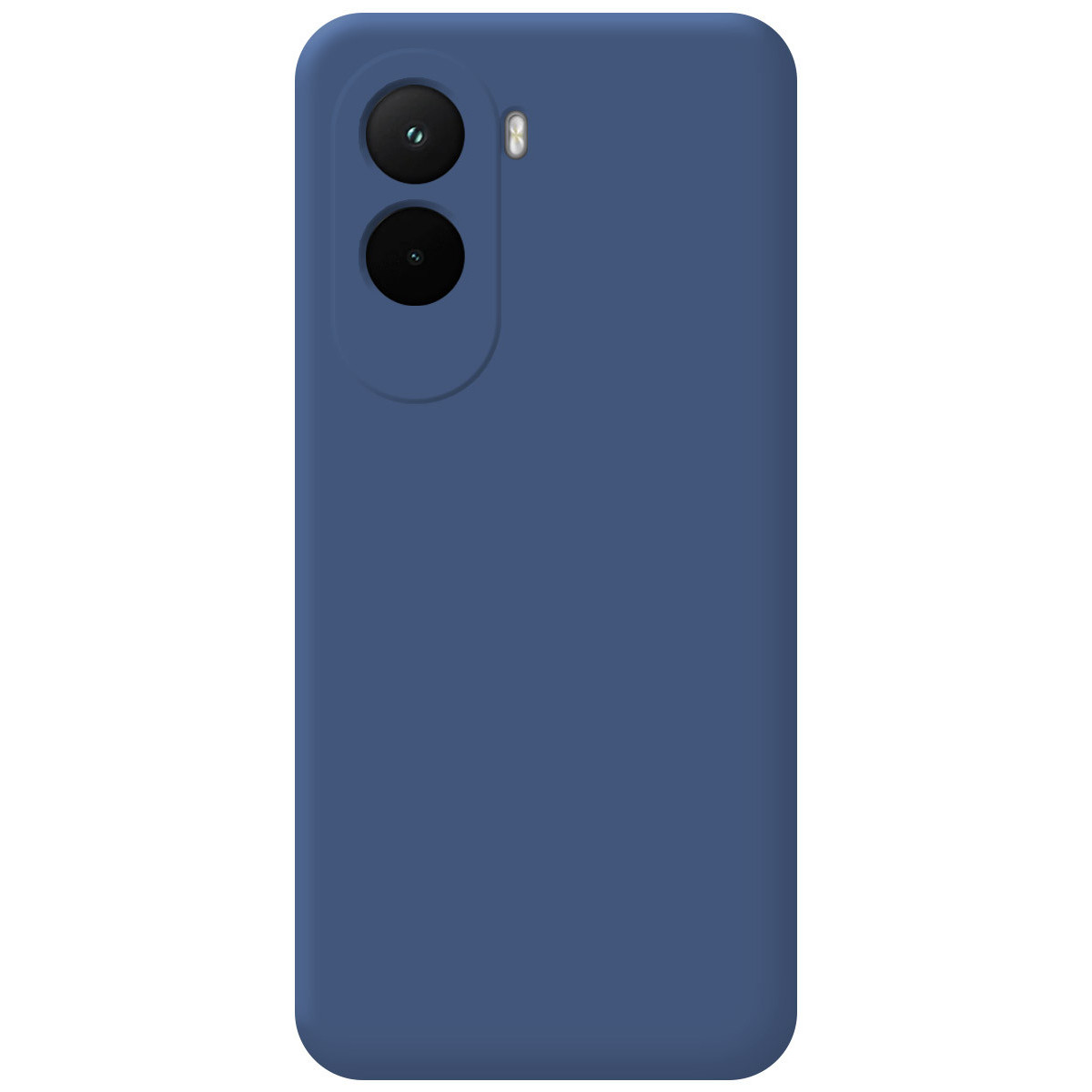 Funda Silicona Líquida Ultra Suave para Xiaomi Poco M7 4G color Azul
