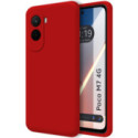 Funda Silicona Líquida Ultra Suave para Xiaomi Poco M7 4G color Roja