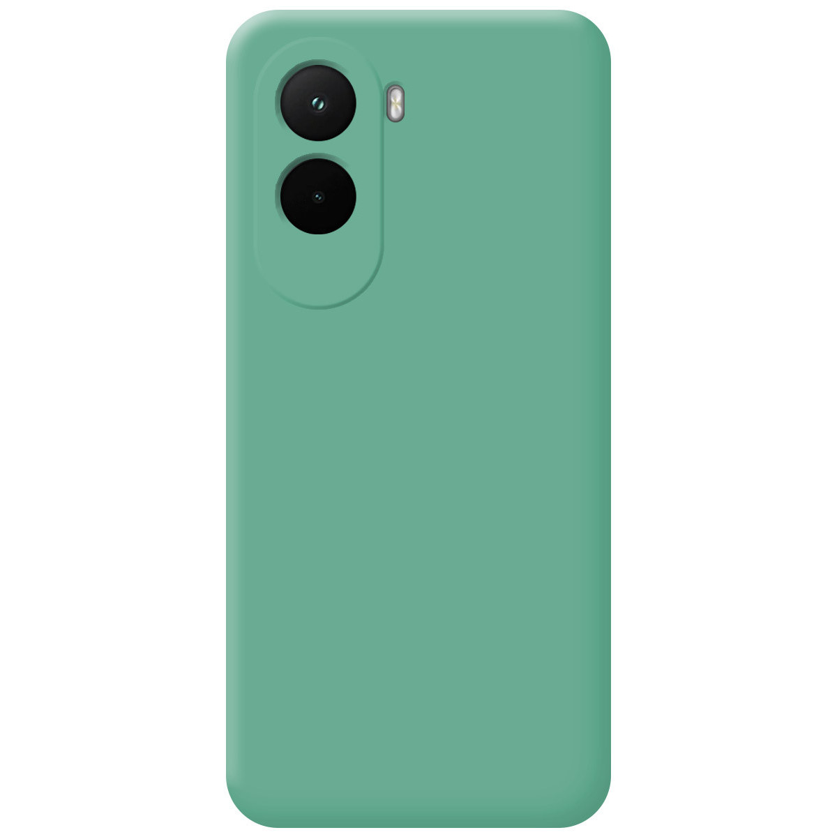 Funda Silicona Líquida Ultra Suave para Xiaomi Poco M7 4G color Verde
