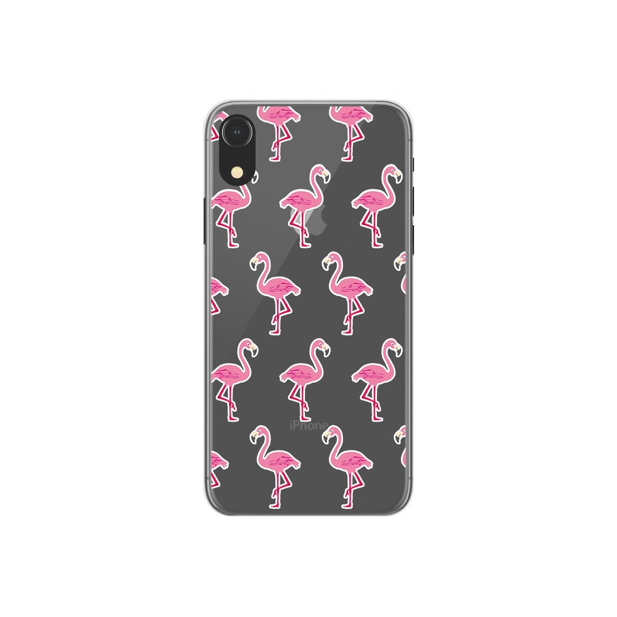 Funda Gel Transparente para Iphone XR Diseño Flamenco Dibujos
