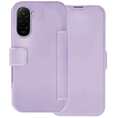 Funda Silicona Suave con Tapa para Xiaomi Poco M7 4G color Morada