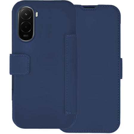 Funda Silicona Suave con Tapa para Xiaomi Poco M7 4G color Azul