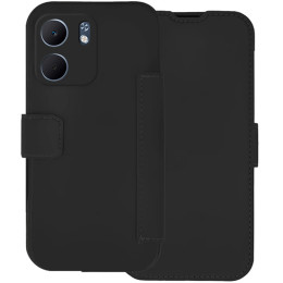 Funda Silicona Suave con Tapa para Oppo A5x color Negra