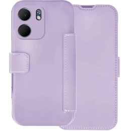 Funda Silicona Suave con Tapa para Oppo A5x color Morada
