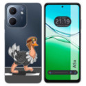 Funda Silicona Transparente para Oppo A5x diseño Avestruz Dibujos