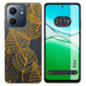 Funda Silicona Transparente para Oppo A5x diseño Hojas Dibujos