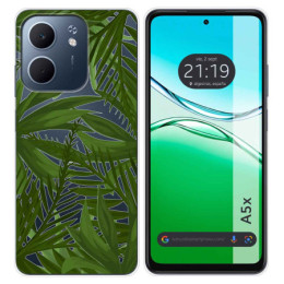 Funda Silicona Transparente para Oppo A5x diseño Jungla Dibujos