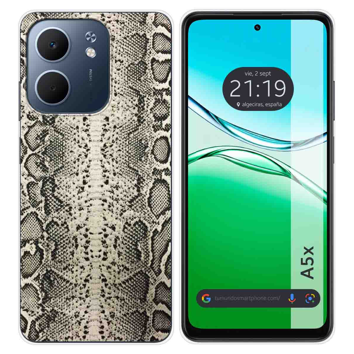 Funda Silicona para Oppo A5x diseño Animal 01 Dibujos