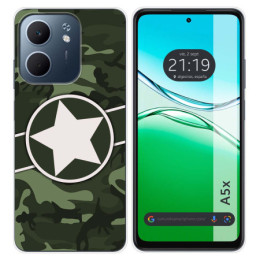 Funda Silicona para Oppo A5x diseño Camuflaje 01 Dibujos