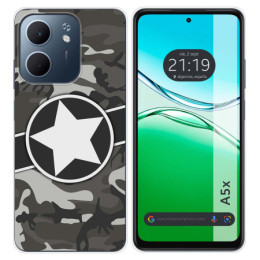 Funda Silicona para Oppo A5x diseño Camuflaje 02 Dibujos