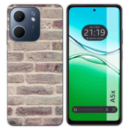 Funda Silicona para Oppo A5x diseño Ladrillo 01 Dibujos