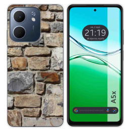 Funda Silicona para Oppo A5x diseño Ladrillo 03 Dibujos