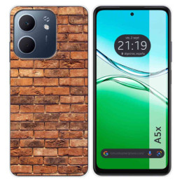 Funda Silicona para Oppo A5x diseño Ladrillo 04 Dibujos