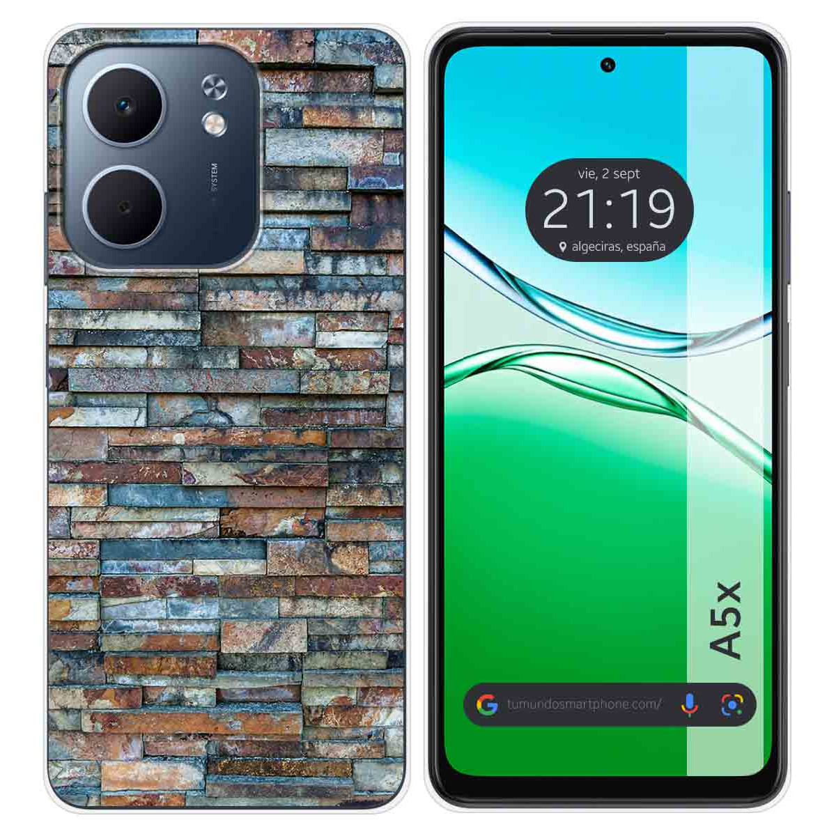 Funda Silicona para Oppo A5x diseño Ladrillo 05 Dibujos