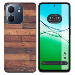 Funda Silicona para Oppo A5x diseño Madera 03 Dibujos