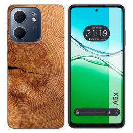 Funda Silicona para Oppo A5x diseño Madera 04 Dibujos