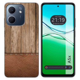 Funda Silicona para Oppo A5x diseño Madera 09 Dibujos