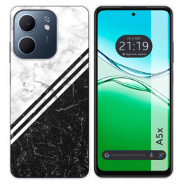 Funda Silicona para Oppo A5x diseño Mármol 01 Dibujos