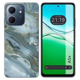 Funda Silicona para Oppo A5x diseño Mármol 09 Dibujos