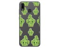 Funda Gel Transparente para Huawei Honor Play Diseño Cactus Dibujos