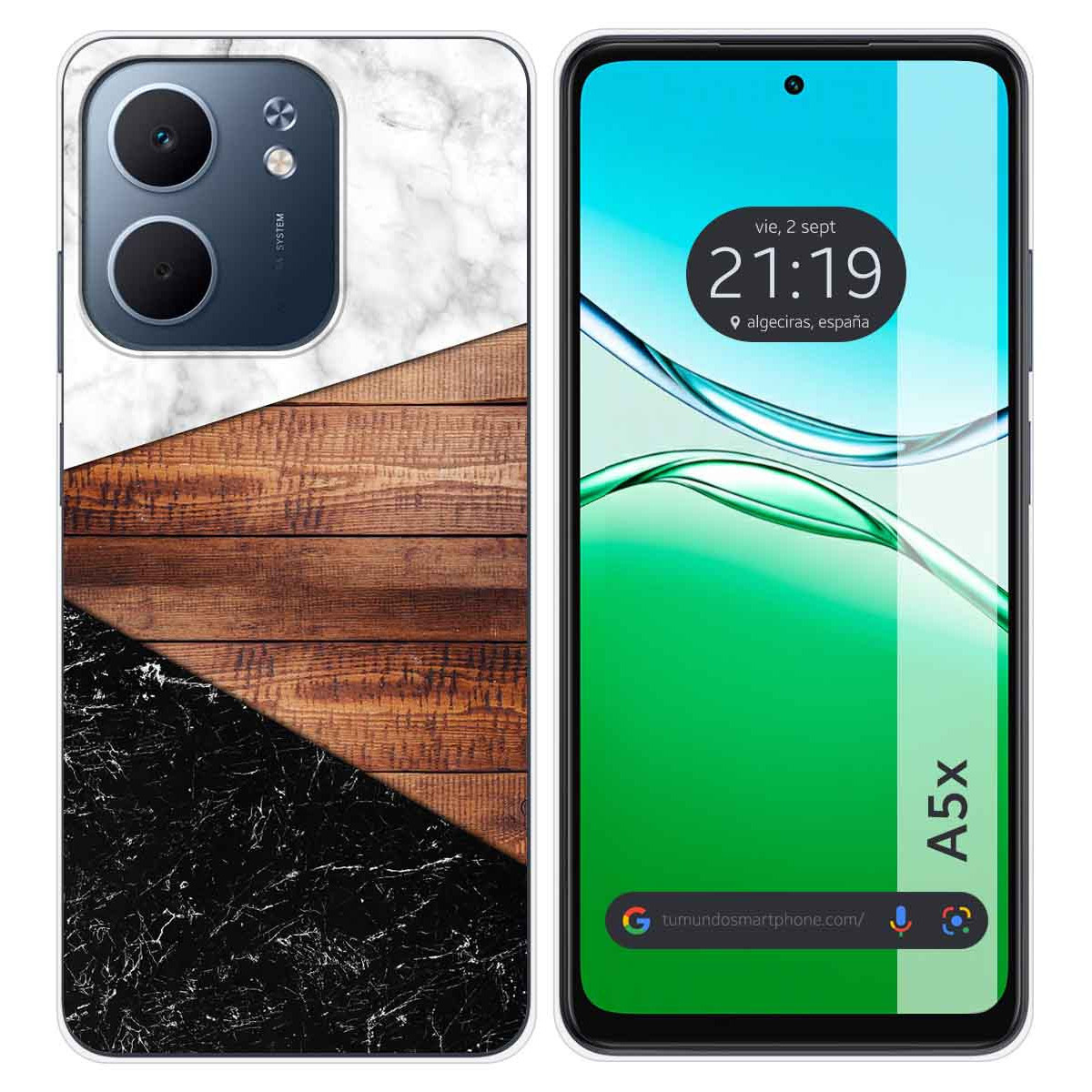 Funda Silicona para Oppo A5x diseño Mármol 11 Dibujos