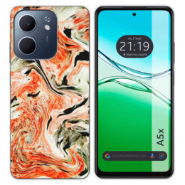 Funda Silicona para Oppo A5x diseño Mármol 12 Dibujos