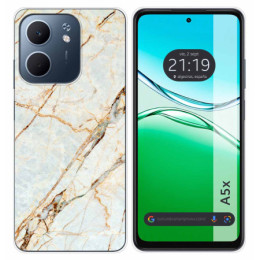 Funda Silicona para Oppo A5x diseño Mármol 13 Dibujos