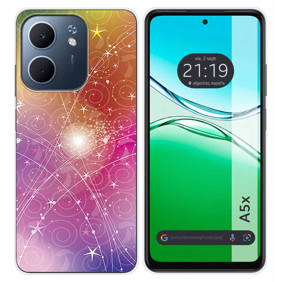 Funda Silicona para Oppo A5x diseño Abstracto Dibujos