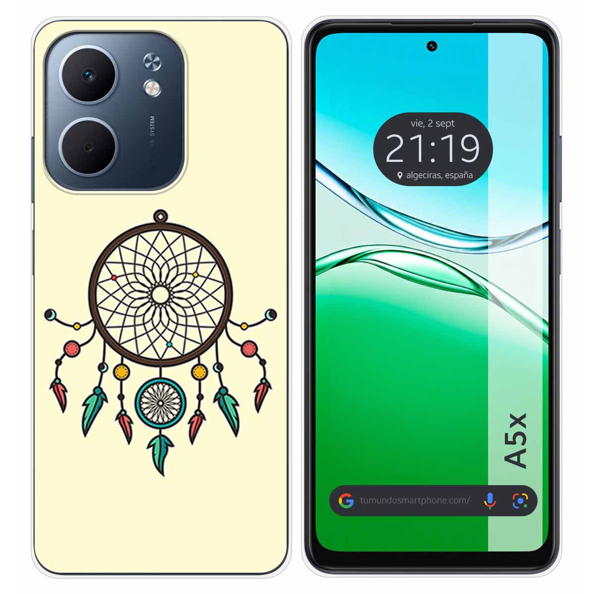 Funda Silicona para Oppo A5x diseño Atrapasueños Dibujos
