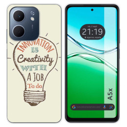 Funda Silicona para Oppo A5x diseño Creativity Dibujos