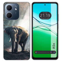 Funda Silicona para Oppo A5x diseño Elefante Dibujos