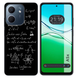 Funda Silicona para Oppo A5x diseño Formulas Dibujos