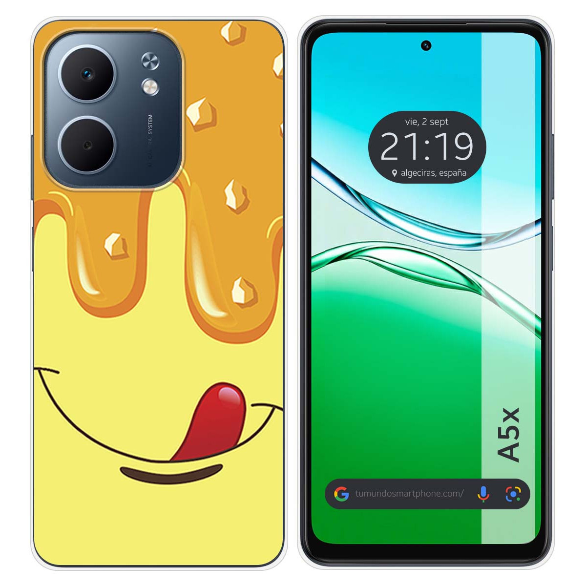 Funda Silicona para Oppo A5x diseño Helado Vainilla Dibujos