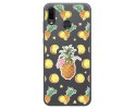 Funda Gel Transparente para Huawei Honor Play Diseño Piña Dibujos